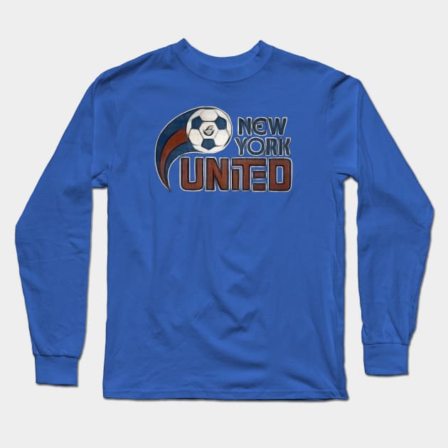 New York United Soccer Long Sleeve T-Shirt by Kitta’s Shop